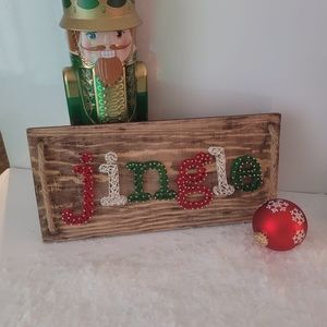 Christmas Jingle String Art, one of a kind
